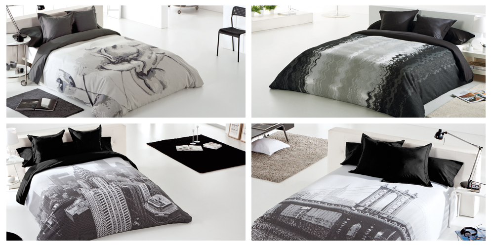 Blanco y negro fundas